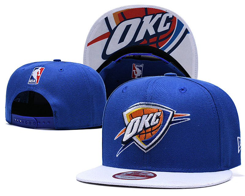 2021 NBA Oklahoma City Thunder Hat TX0902
